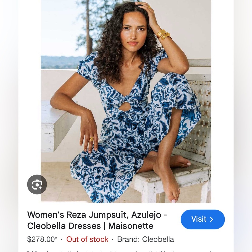 Cleobella Reza Jumpsuit NWT
